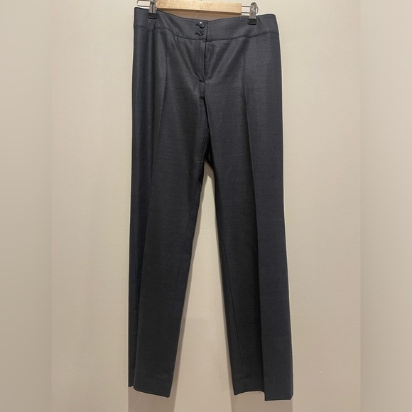 Armani Collezioni Navy Straight Leg Dress Pants - Picture 1 of 10